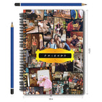 Friends TV Series Combo set ( 1 Collage Notebook and 1 Magnetic Bookmark )