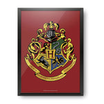 Harry Potter Hogwarts House Crest Red Poster