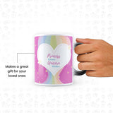 Unicorn - Princess Kisses Design Heat Sensitive Magic Coffee Mug