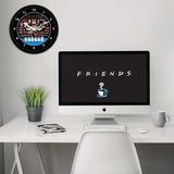 Friends Infographic Quote New Wall Clock