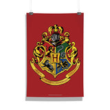 Harry Potter Hogwarts House Crest Red Poster