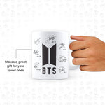 BTS - Autograph Collage Design Coffee Mug