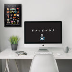 Friends TV Series - New Infographic 2022 Wall Poster