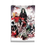 Demon Slayer - Upper Moons Assemble Design poster Best Gift For Demon Slayer Fans