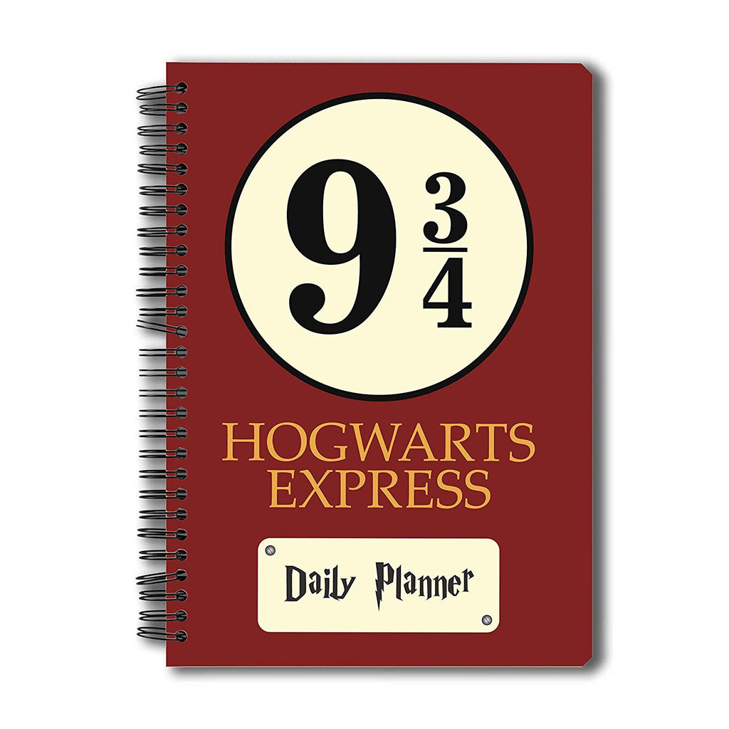 Harry Potter Vintage Hogwarts Crest Hardcover Spiral Journal Notebook