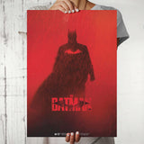 The Batman - Red Rain Design A4 Size Wall Decor Poster (With Frame)