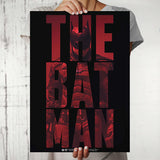 The Batman - Red Vengeance Design A4 Size Wall Decor Poster (With Frame)