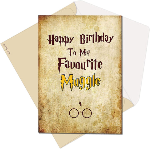 Harry Potter - To My Favourite Muggle Greeting Card