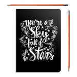 Sky Quote Design Dotted A5 Binded Notebook