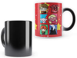 Harry potter Hogwarts Chibi 10th Birthday Morphing Magic Heat Sensitive Coffee Mugs