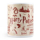 Harry Potter Infographic Red - Coffee Mug