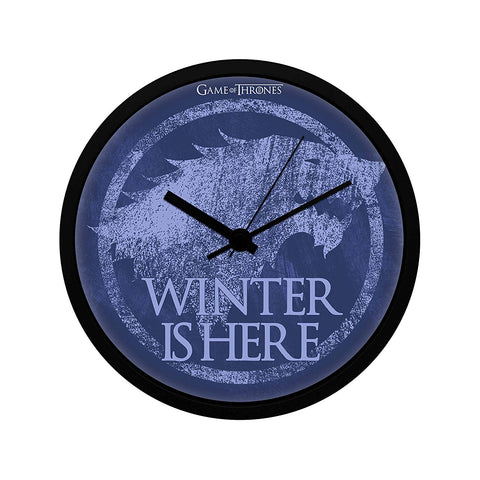 Game of Thrones Stark Winter is Here Wall Clock