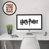 Harry Potter I Would Rather Wall Clock