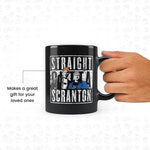 The Office - Straight Outta Scranto Black Patch Coffee Mug