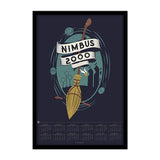Harry Potter Nimbus 2000 Poster