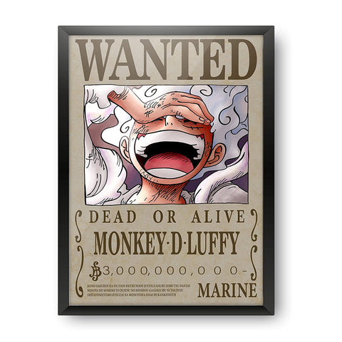 One Piece - New 3B. wanted Monkey D luffy Design Wall Poster – Epic Stuff