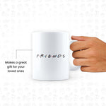 Friends Tv Series- Logo (White) Design Ceramic Coffee Mug