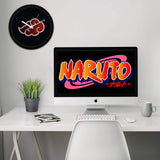 Naruto Akatsuki Logo Wall Clock