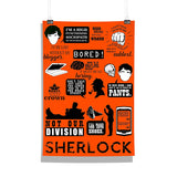 Sherlock Infographic Poster