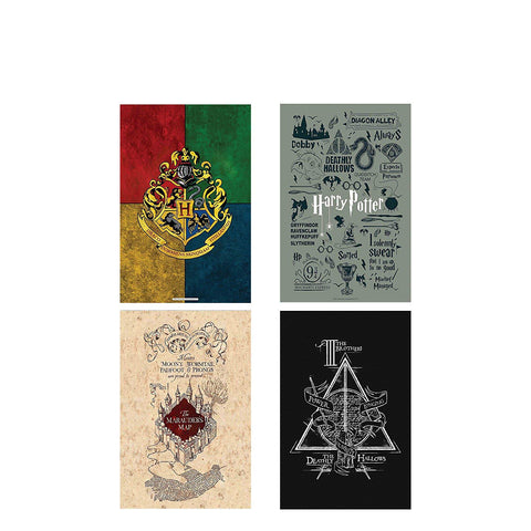 Harry Potter - Set of 4 A3 Wall Posters Without Frame