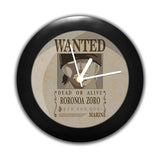 One Piece Roronoa Zoro Wanted Poster - Table Clock