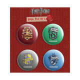 Harry Potter - Back to Hogwarts Combo (1 Backpack + 1 Pouch + Badges Set + 1 A5 Notebooks + 1 Magic wand + 1 Map))