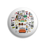 Friends TV Series Combo Pack of 4 Badges