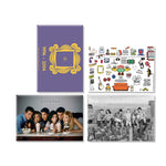 Friends TV Series Pack of 4  Rectangular Fridge Magnet