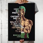 Anime - One Piece Rorona Zoro - Wing of the Pirate King - Journey Design Wall Poster