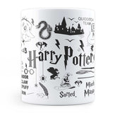 Harry Potter Infographic Black - Coffee Mug