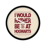 Harry Potter I Would Rather Wall Clock