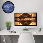 Game of Thrones Stark Winter is Here Wall Clock