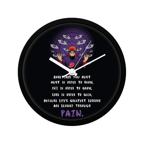 Anime - Naruto Pain Design Round Wall Clock