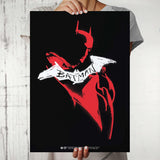 The Batman - Batarang Red Design Wall Poster