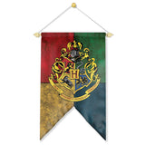 Harry Potter House Crest Multicolor Flag Banner