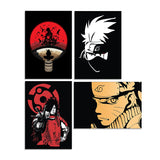 Anime - Combo Pack of 4 Fridge Magnets