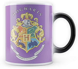 Harry Potter Hogwarts purple Crest Morphing Magic Heat Sensitive Coffee Mugs