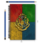 Harry Potter - Set Of House Crest Notebook & Designer Rakhi