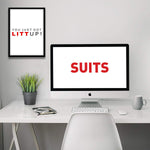 Suits TV Series Litt Up Poster