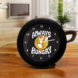 Tom and Jerry Always Hungry Black Table Clock