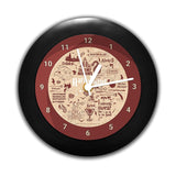 Harry Potter - Infographic Red Table Clock