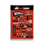 The Big Bang Theory - Combo Pack of 3 A3 Size Wall Posters