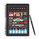 Friends TV Series - Quotes Notebook With A Fine Writer Pen