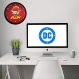 DC Comics Little Flash Wall Clock with number
