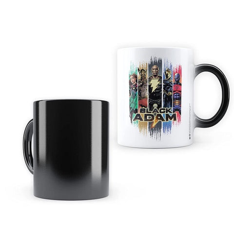 Black Adam - Graphic Art White Design Heat Sensitive Magic Coffee Mug
