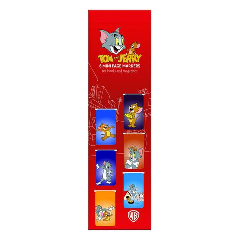 Tom and Jerry - Magnetic Bookmarks Pack of 6
