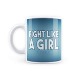 DC Comics  Wonder Women Fight Like A Girl Design Coffee Mug