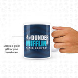 The Office - Dunder Miflin Blue Logo Design Ceramic Coffee Mug