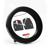 Suits TV Series - Black and White Table Clock