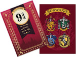 Harry Potter -  Pack Of 2 (Hogwarts 9 ¾ with Hogwarts Houses) Greeting Card